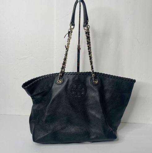 Tory Burch Black Leather Marion Slouchy Tote bag - $100 (75% Off Retail) -  From Sue