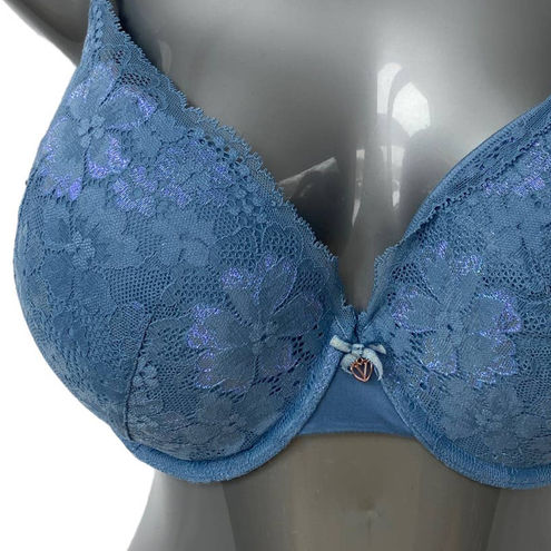 Victoria's Secret Body By Victoria Perfect Shape Bra Blue Underwire Size  38D - $28 - From Julie