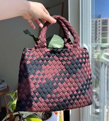 COS Woven Tote in Red