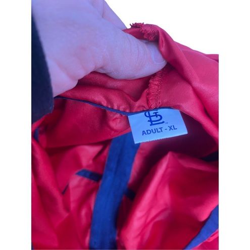 St. Louis Cardinals full zipper light weight jacket - rain/windbreaker Size  XL - $19 - From Lynne