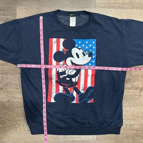 Disney Women Navy Blue Mickey Mouse Graphic Sweatshirt XL​ - $21 - From LaLa