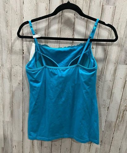 NWT Modern Movement Capri Breeze Blue Lace Built In Padded Bra Camisole  Tank Size L - $15 New With Tags - From Destiny