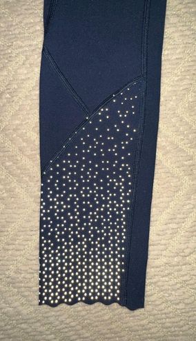 Lululemon Tight Stuff Reflective Leggings Blue Size 2 - $39 (69% Off  Retail) - From sarah