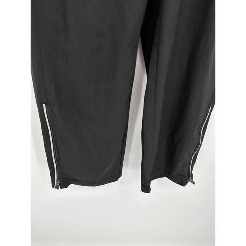 MTA Sport Black Elastic Waist Ankle Zip Activewear Pants Women's Size  Medium M - $14 - From Taylor