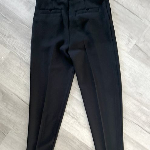 Sasha Button-Fly Tapered Trousers