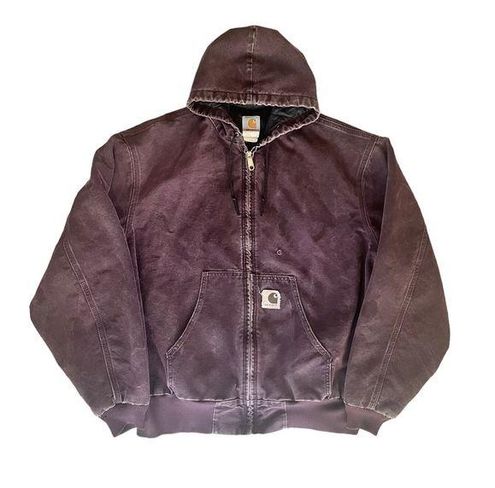 Vintage 1990s Carhartt Hooded Jacket / Workwear / Streetwear