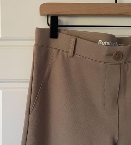 Betabrand Boot-Cut Classic Dress Pant Yoga Pants Khaki Twill Size M - $55 -  From Hope
