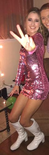 superdown Cindi Sequin Mini Dress in Pink
