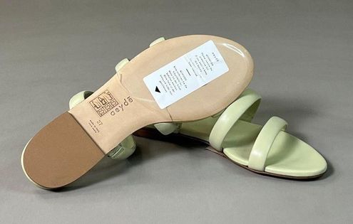 NEW AEYDE Chrissy Pistachio Nappa Leather Sandals Women s Sz 11 EU