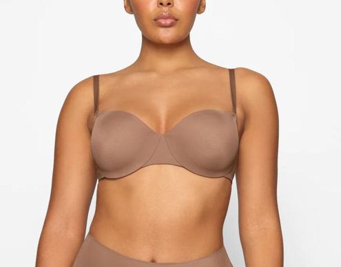 SMOOTHING INTIMATES UNLINED STRAPLESS BRA | CLAY