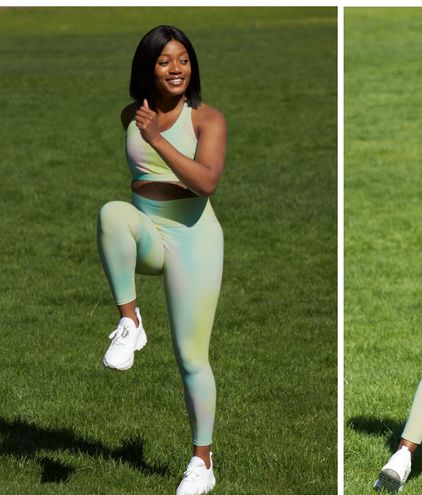 Fabletics Boost PowerHold High-Waisted 7/8 Legging Blur Lemon