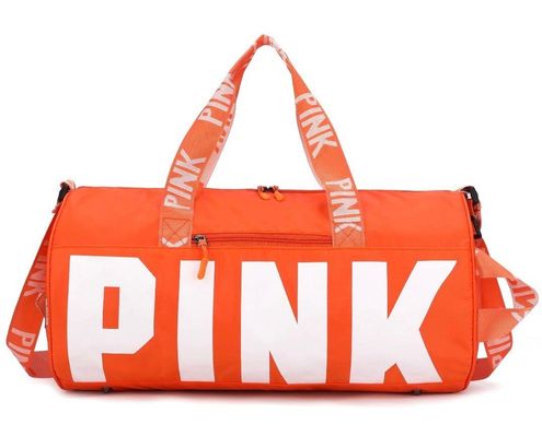 PINK - Victoria's Secret Duffle Bag Orange - $15 - From Kayli