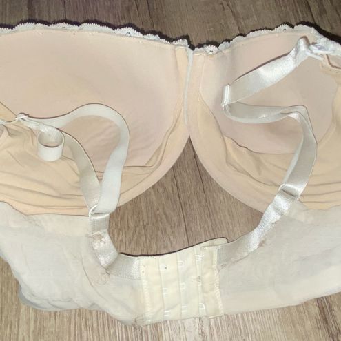 Gilligan and O'malley Tan & white lace Bra Size 36 F / DDD - $8 (86% Off  Retail) - From Amy