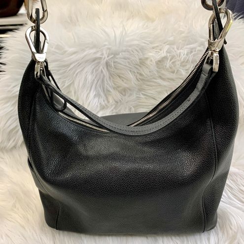 Longchamp Le Foulonné M Hobo bag Black - Leather