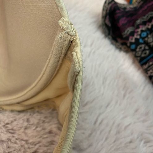 Calvin Klein Beige Padded Strapless Bra Size 34DD - $13 - From Katharine