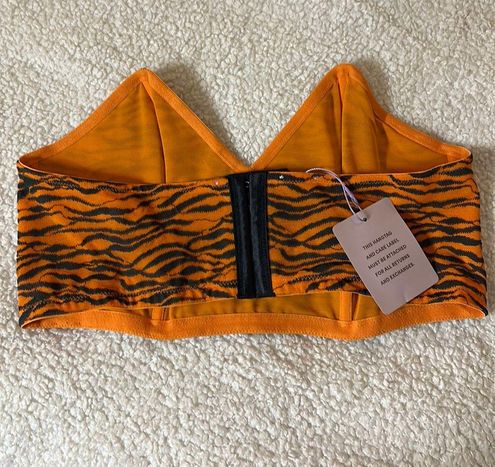 Savage x fenty Tiger Stripe Bralette Orange Size 2X - $17 (51% Off Retail)  New With Tags - From Jada