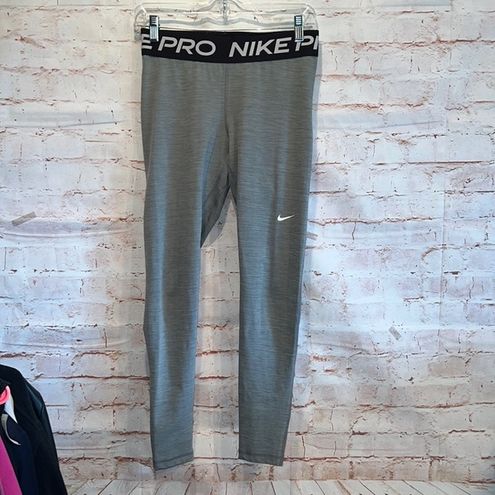 Nike Pro Women's Mid-Rise Mesh-Paneled Leggings