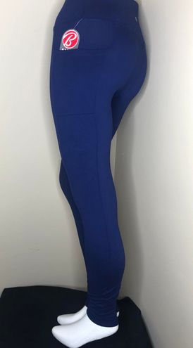 Bally Total Fitness Pocket Leggings Blue - $25 New With Tags