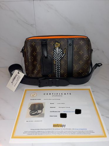 Louis Vuitton City Keepall checker b&w bag Virgil Abloh Zoom