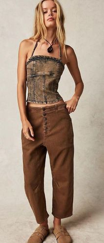 Free People We The Free Osaka Jeans Brown Size 30 - $80 (18% Off