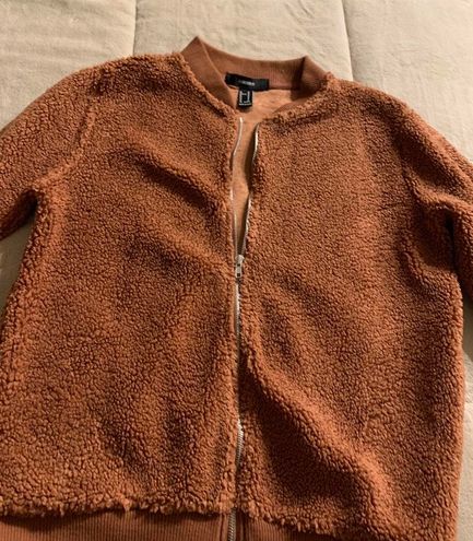 forever 21 teddy jacket