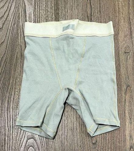 NWT~ SKIMS Ribbed Boxers in Mineral/ Size XXS / (PN-HWS-0042)