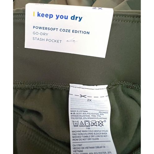 Old Navy NWT High Waisted Powersoft Coze Edition Slim Taper Pants Plus Size  2X Green - $32 New With Tags - From The Thrifty