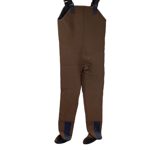 Cabelas Neoprene Pant Waders Size Medium Long Brown Excellent Cond