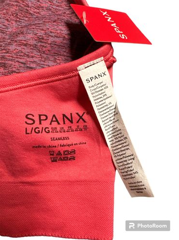 Spanx Seamless Sculpt Sports Bra Coral Crossover Back Large Pink - $38 (41%  Off Retail) New With Tags - From Dixie