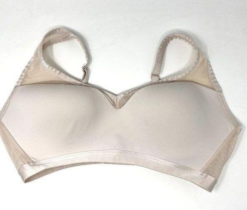 Victoria's Secret Pale Pink Mesh Incredibly Lightweight Max Wireless Bra  38DD Size undefined - $25 - From Diana