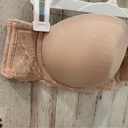 Torrid Curve Strapless Underwire Bra Nude Lace 40B Size undefined - $19 -  From Destiny