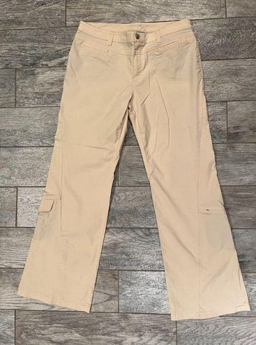 Athleta Dipper Cargo Pants size 14T 14 Tall Utility Pant Beige