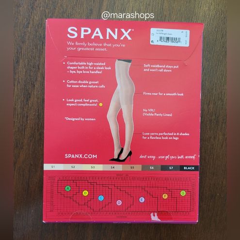 Spanx Women's Firm Believer High-Waisted Sheer Pantyhose 20217R