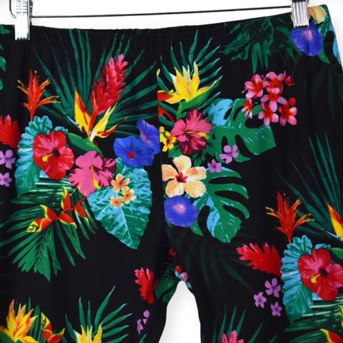 No Boundaries Leggings XL Juniors Floral Print Polyester Blend Stretch -  $10 - From Nina