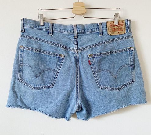 Levi's 550 Relaxed Fit Women's Cut Off Shorts. Blue Size 20 plus - $35 (56%  Off Retail) - From Christina