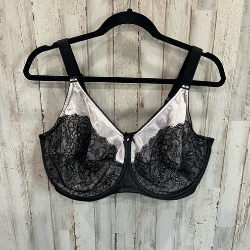 Wacoal Women's Retro Chic Full Figure Black Lace Underwire Bra 44G Size  undefined - $35 - From Destiny