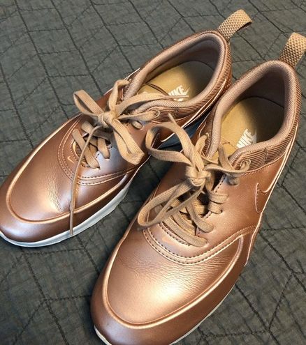 Nike Rose Gold Leather Air Max Thea Size 7.5 - $50 (71% Off Retail) - From  Katie