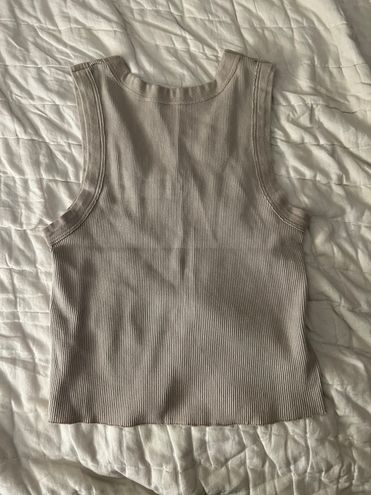 Brandy Melville Beige Connor Tank Tan - $10 - From kylie