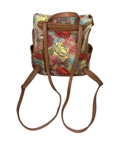 MultiSac Women's Floral Backpack MEDIUM Brand New1 With Purse