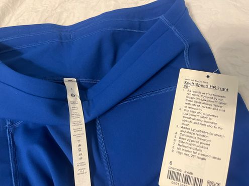 NWT Lululemon Swift Speed HR Tight 28 Symphony Blue