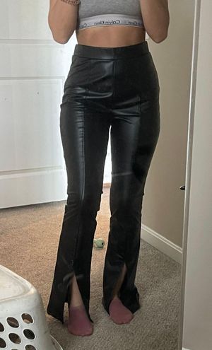 Wild Fable High Waisted Leggings Faux Leather Black - Depop