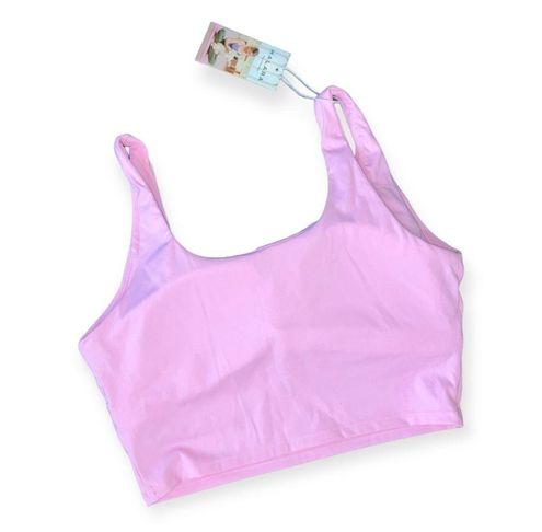 Halara Womens pink cloudful ruched front sports bra Size L - $20 (63% Off  Retail) New With Tags - From Veronica