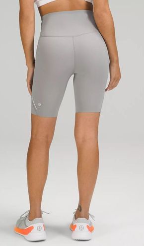 Lululemon Base Pace High-Rise Reflective Short 8 Gull Grey size 6