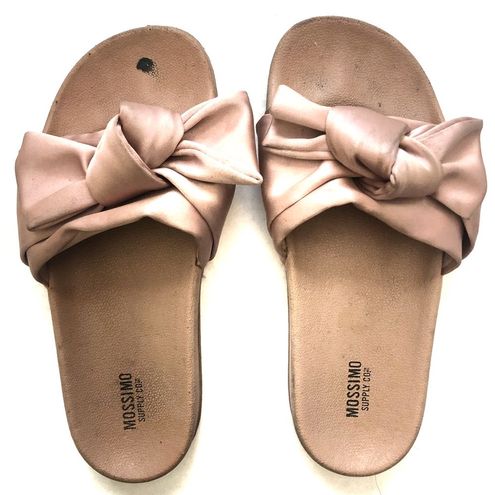 Women's Julisa Slide Sandals With a Bow - Mossimo