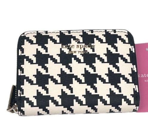 Kate Spade Darcy Houndstooth Wallet New With Tag