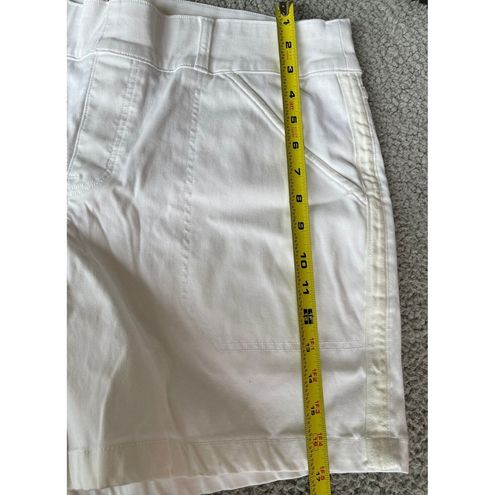 Betabrand Spanx Women Plus Size 1X Shorts Mid Rise Stretch White Excellent  - $33 - From Ninatan