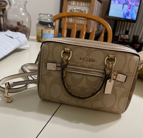 Coach Mini Rowan Crossbody In Signature Canvas - $85 (71% Off Retail) -  From Melodie