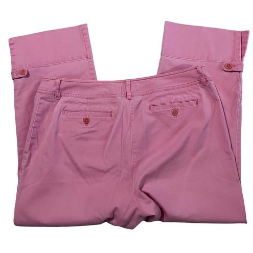 Harold's Capri Pants Pink Cropped Cotton Colorful Size 14 - $28 - From  Jessica