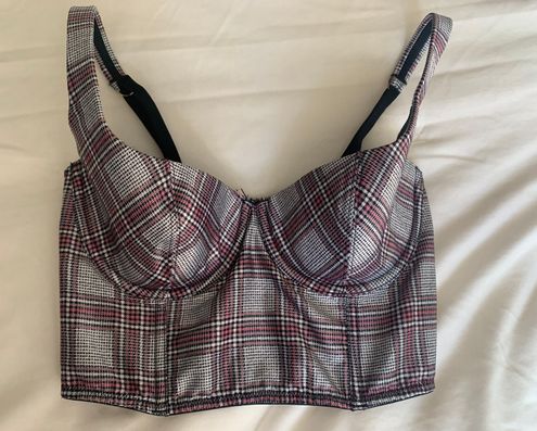 Bustier VICTORIA red gingham