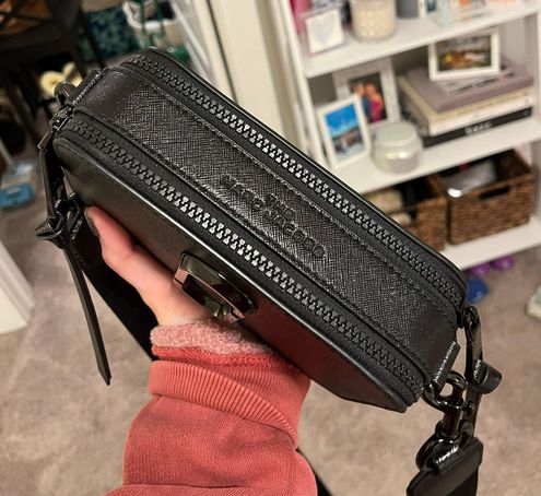 MARC JACOBS THE SNAPSHOT DTM CROSSBODY BAG BLACK 